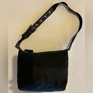 Black Nylon Shoulder Bag